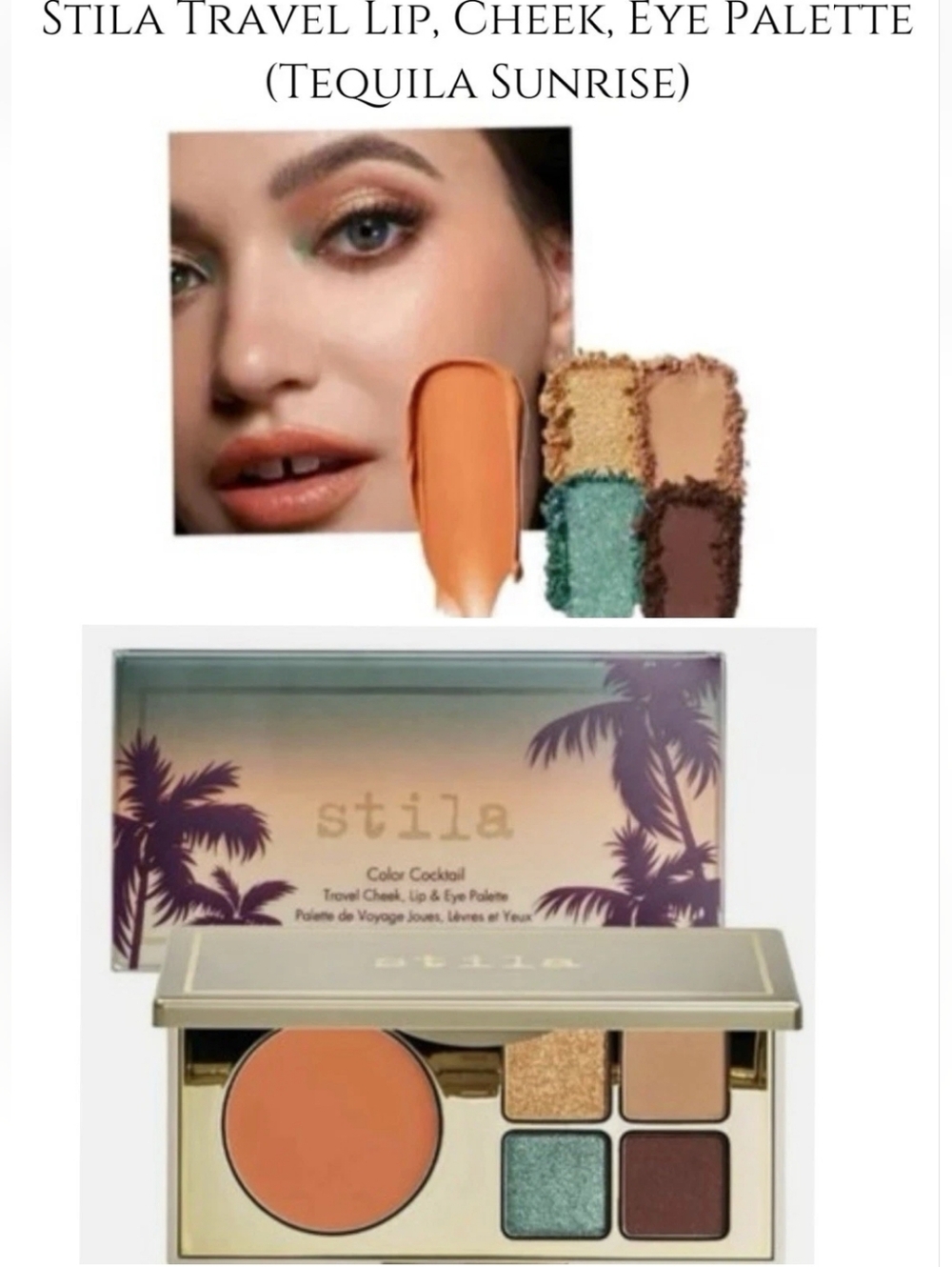 Stila Color Cocktail Travel Cheek, Lip & Eye Palette - Sunset Gradient